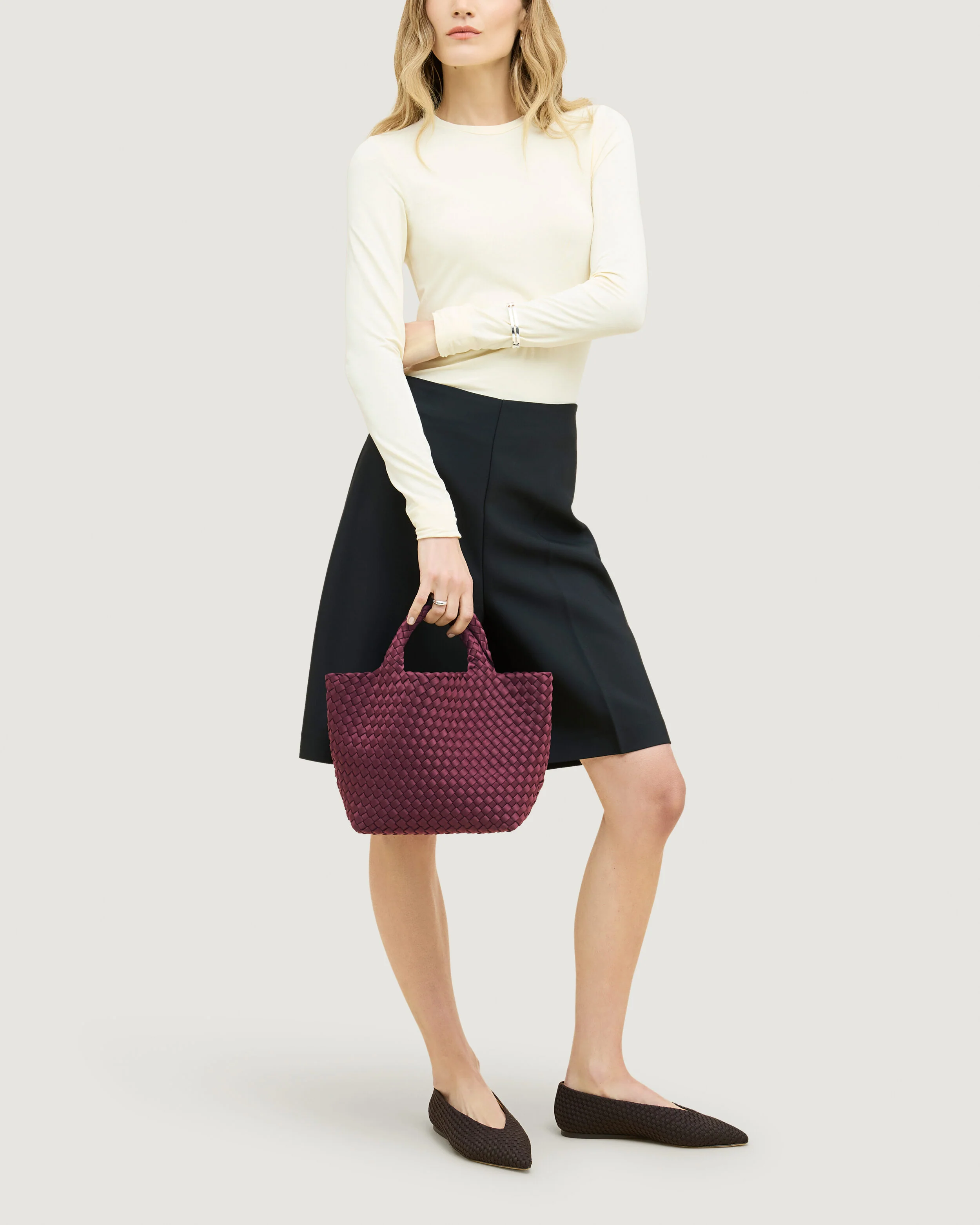 St. Barths Small Tote | Bordeaux - Image 5